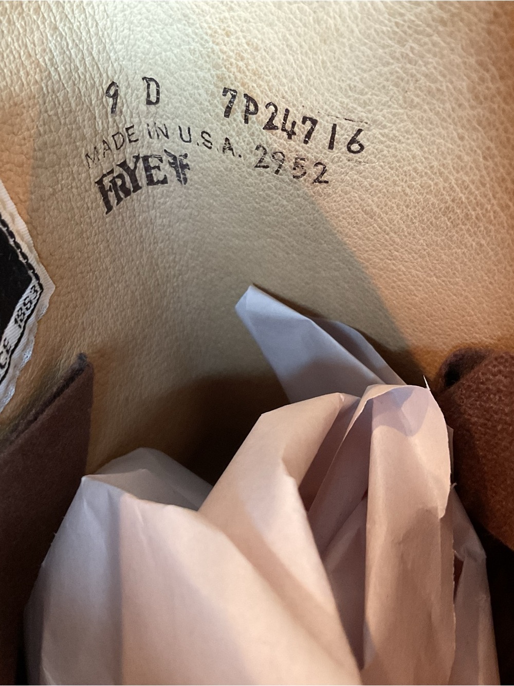 Frye Women's Vintage Campus Boots Banana Leather #2952 - Picture 3 of 12